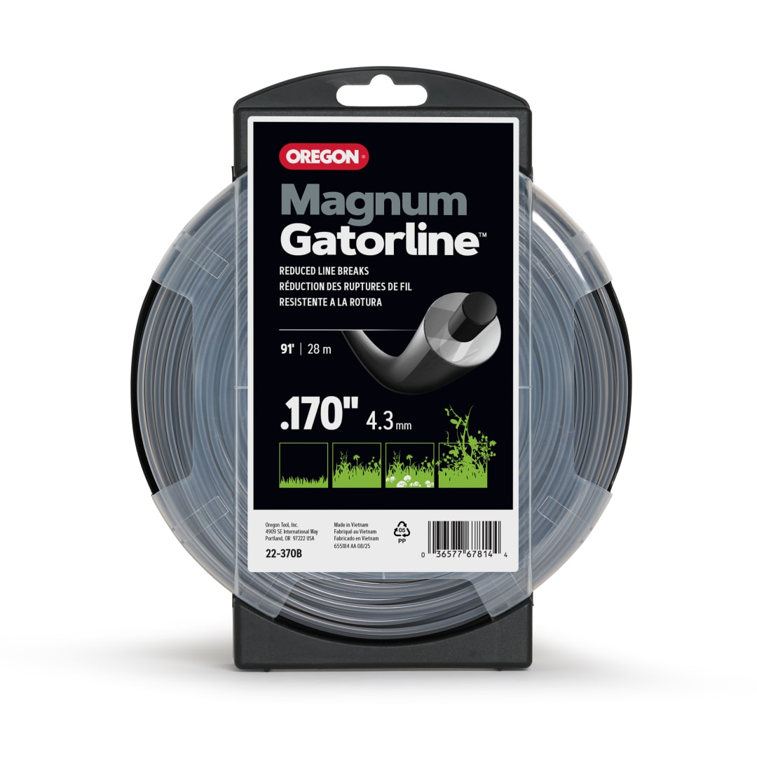 Oregon Magnum Gatorline Round Trimmer line, 0.170in, 91ft Donut