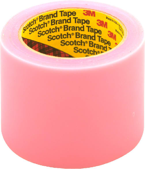 Scotch® Etikettenschutz-Klebeband 821, Rosa, 127 mm x 66 m, 0.063 mm