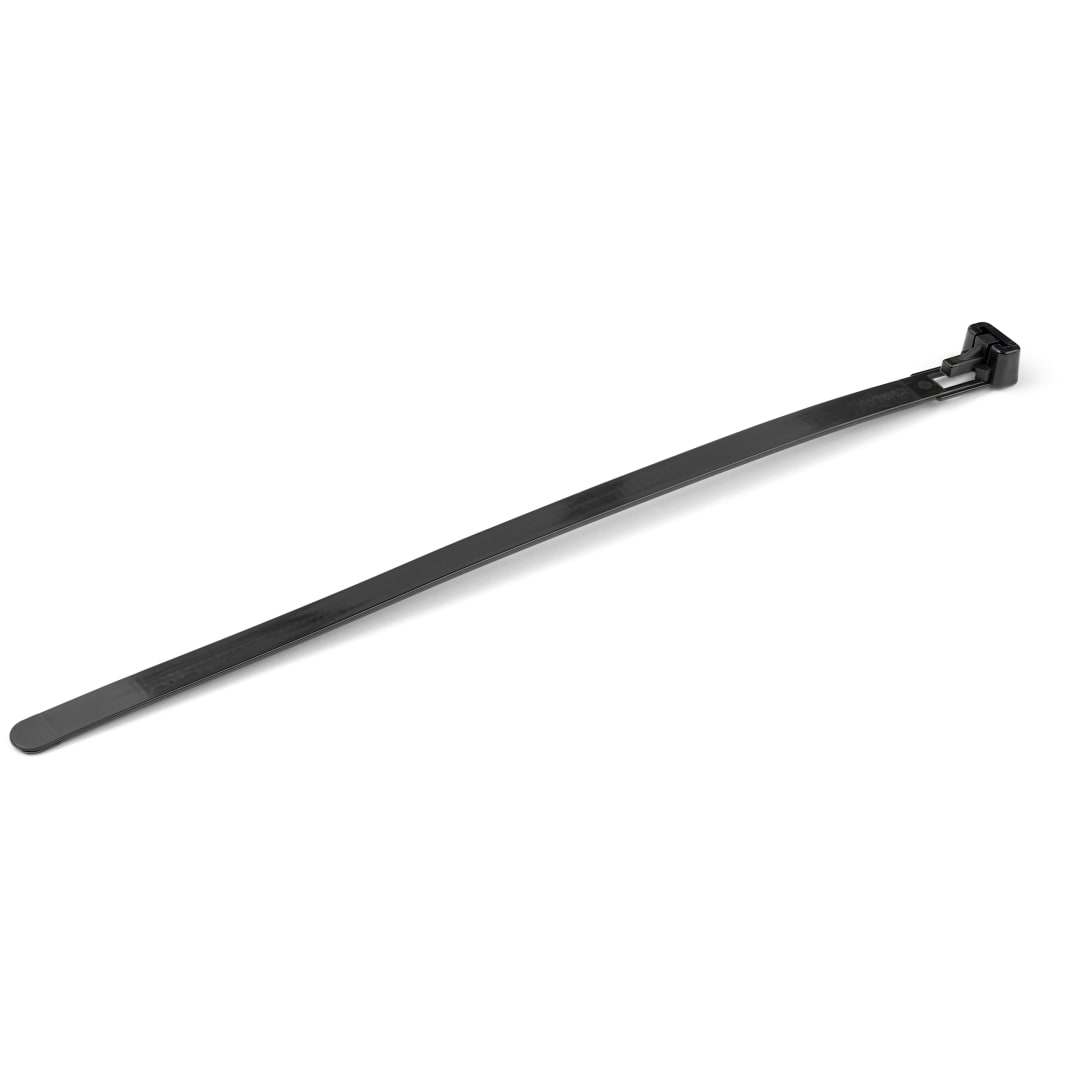 100 Pack of Releasable Zip Ties 8 Black