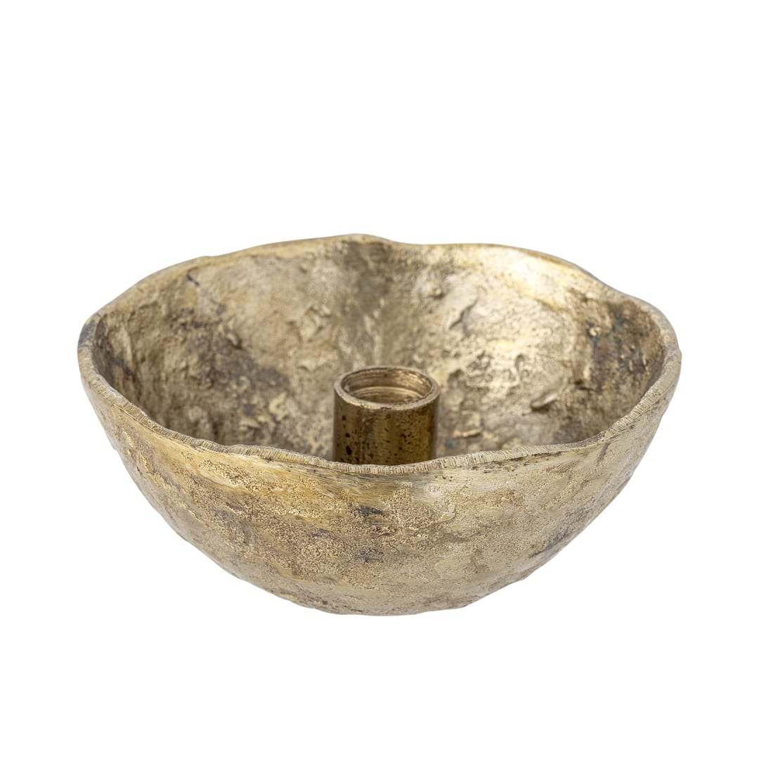 82068416 - Nataline Candle Holder, Gold, Aluminum STOCK: 7