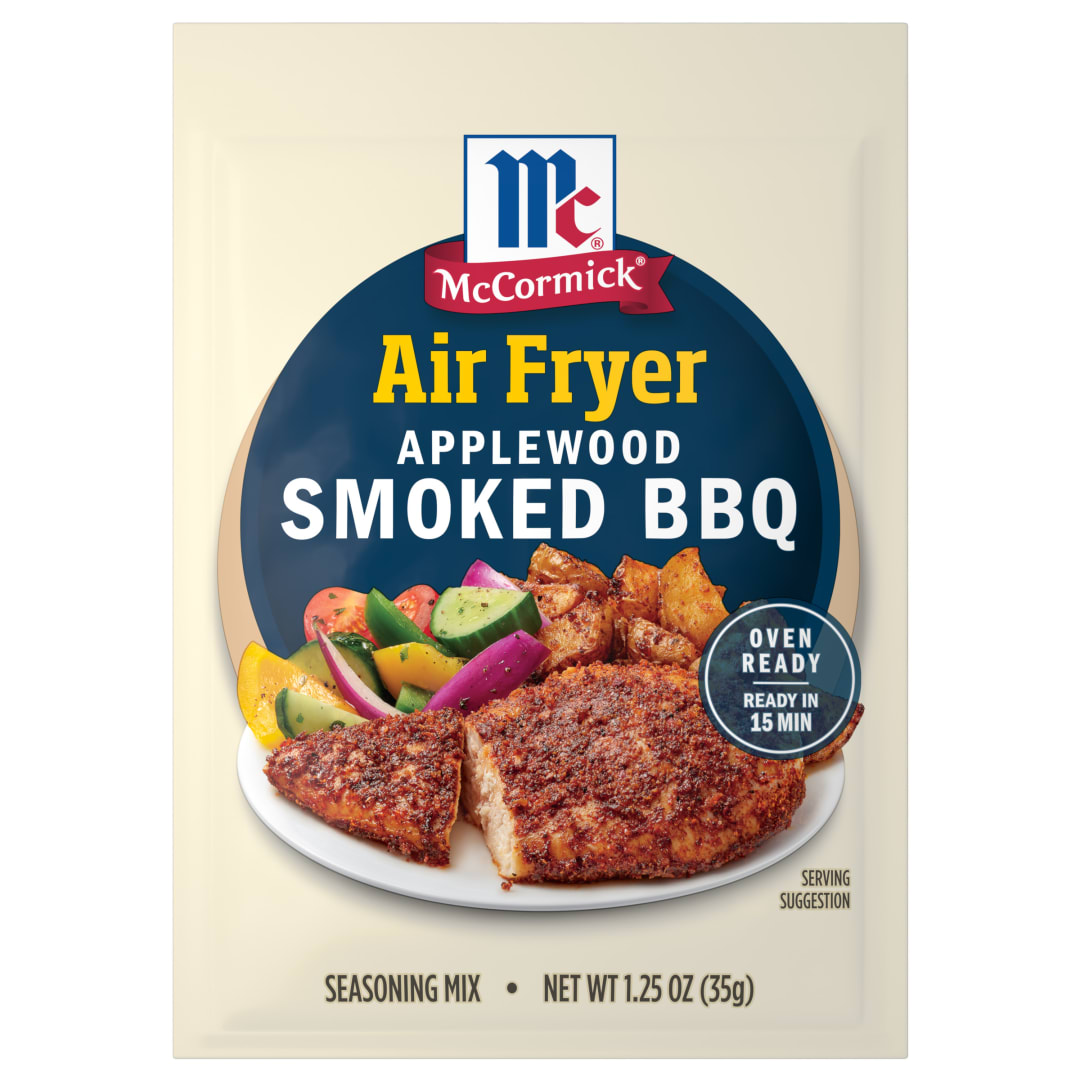 McCormick® Air Fryer Applewood Smoked BBQ Seasoning Mix, 1.25 oz