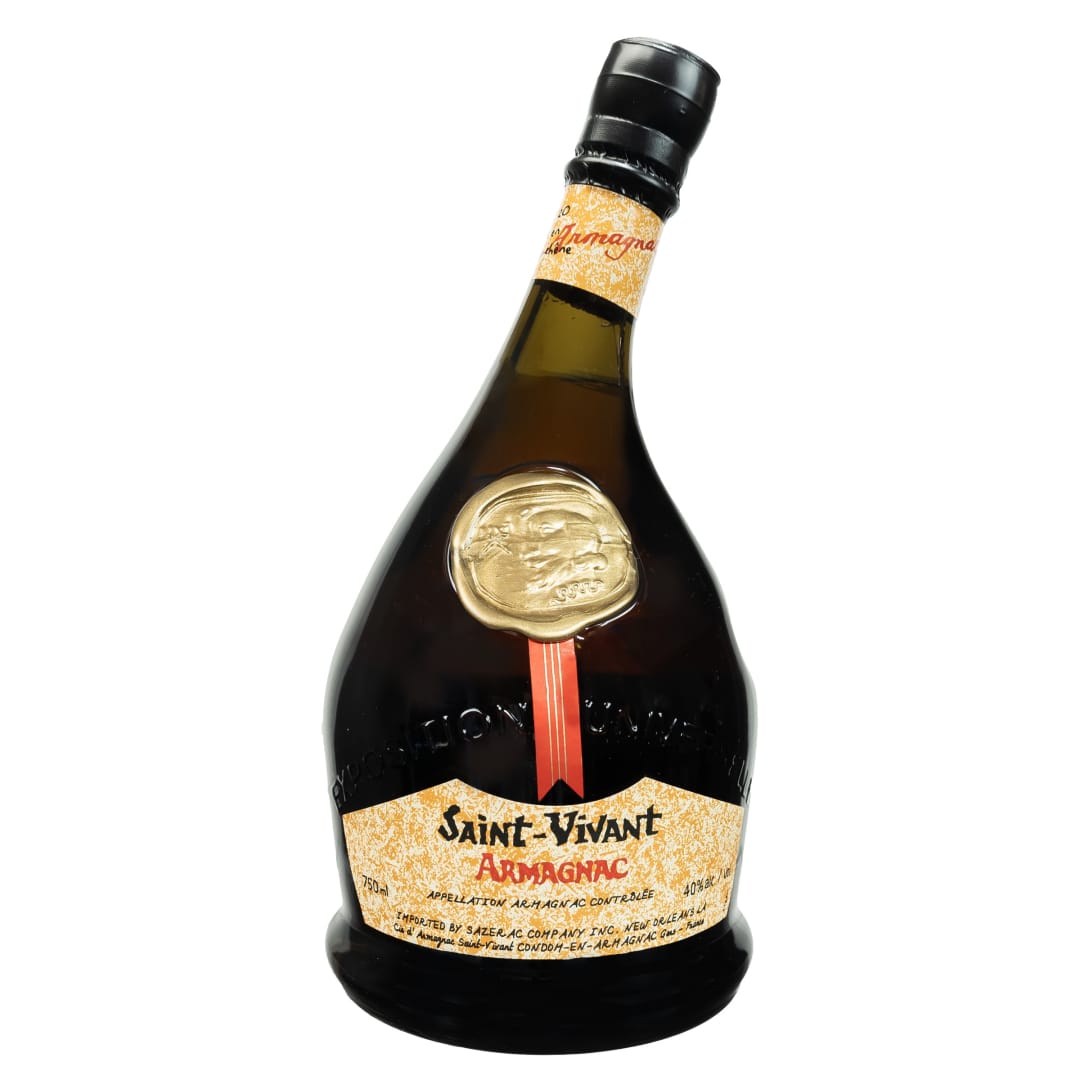 Saint-Vivant Aged 20 Months Oak Barrel VS Armagnac 750ml 80 Proof