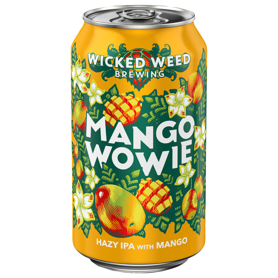 Wicked Weed Mango Wowie 12 oz Single CAN 6_2ABV - Plain Aluminum - Standard Gloss - Craft Direct