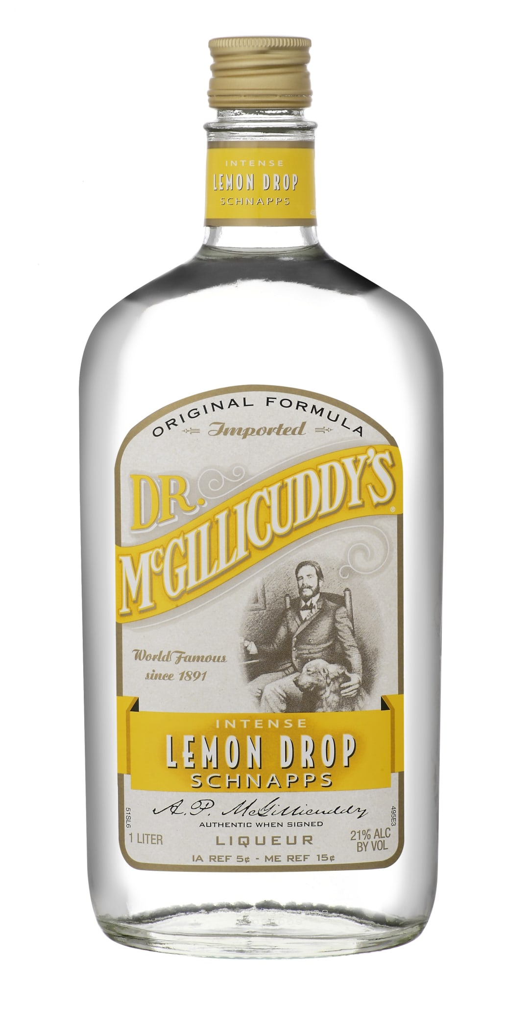 Dr McGillicuddy's Lemon Drop Schnapps 1l 42 Proof