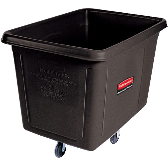 Rubbermaid Commercial Products 20 Cubic Foot, Cube Truck, Black