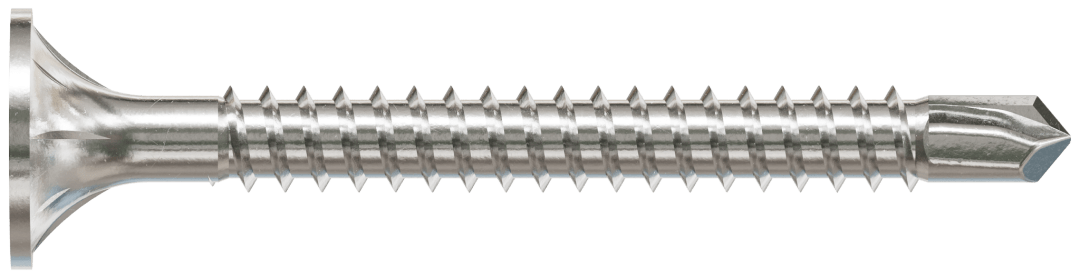 Simpson Strong-Tie F08T162WDC Self-Drilling Fiber-Cement Screw — #8 x 1-5/8 in. #2 Square Drive, Type 410 (100-Qty) (Pack of 5)