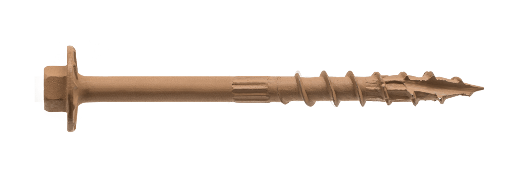 Simpson Strong-Tie SDWH19300DBMB Strong-Drive® SDWH™ TIMBER-HEX Screw — 0.195 in. x 3 in. 5/16 Hex, DB Coating (250-Qty) (Pack of 80)
