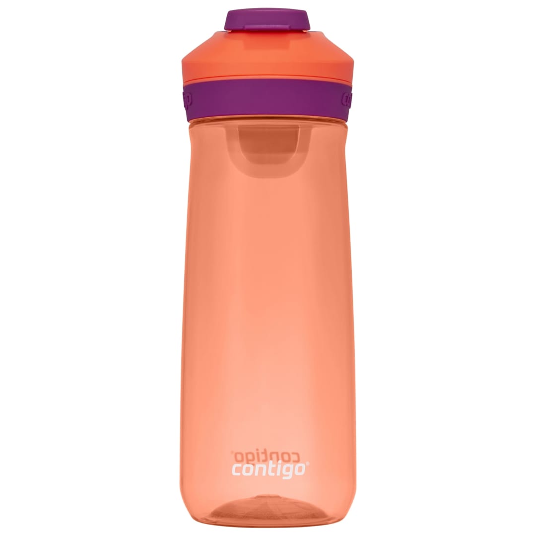 Contigo Kids Casey Water Bottle with AUTOSEAL Lid, Coral & Grape, 20 oz