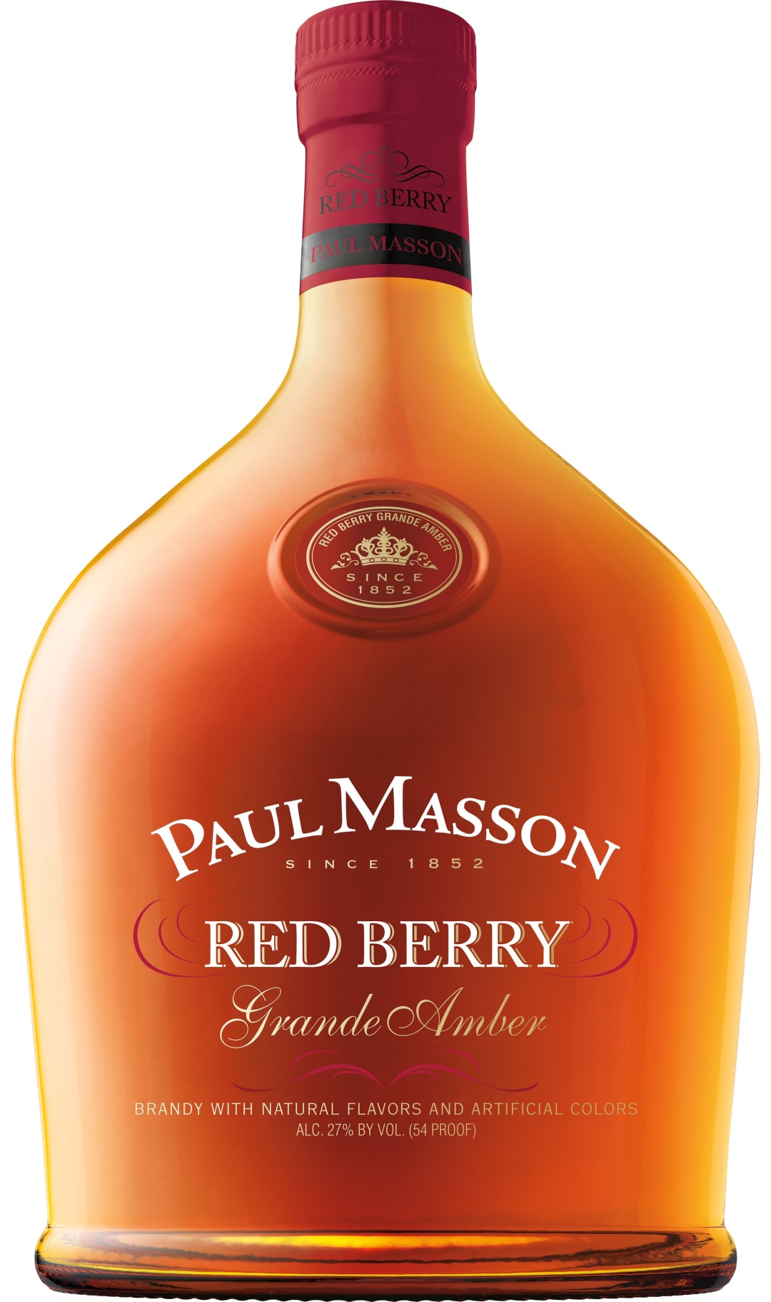 Paul Masson Red Berry Brandy 750ml 54 Proof