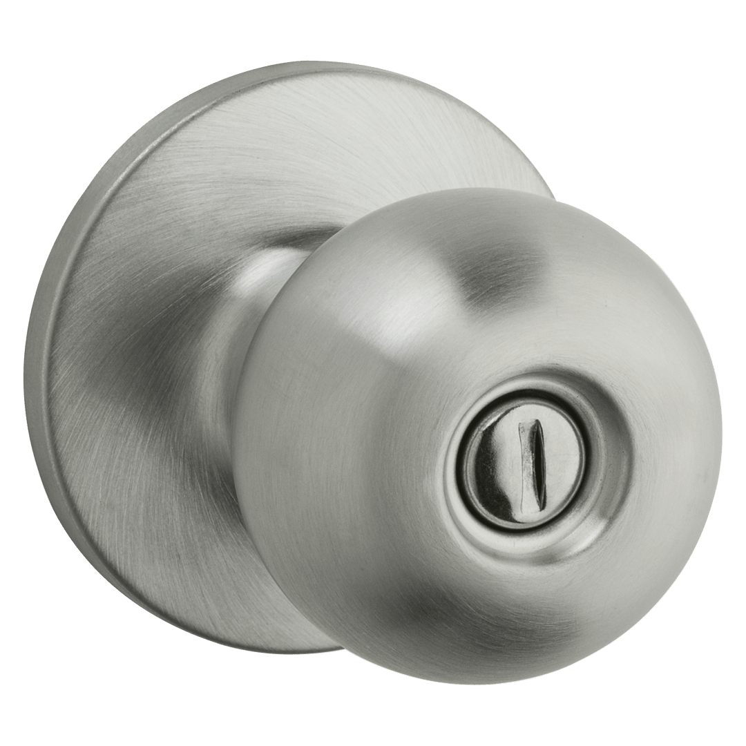 Safelock Regina Knob - Bed/Bath in Satin Nickel
