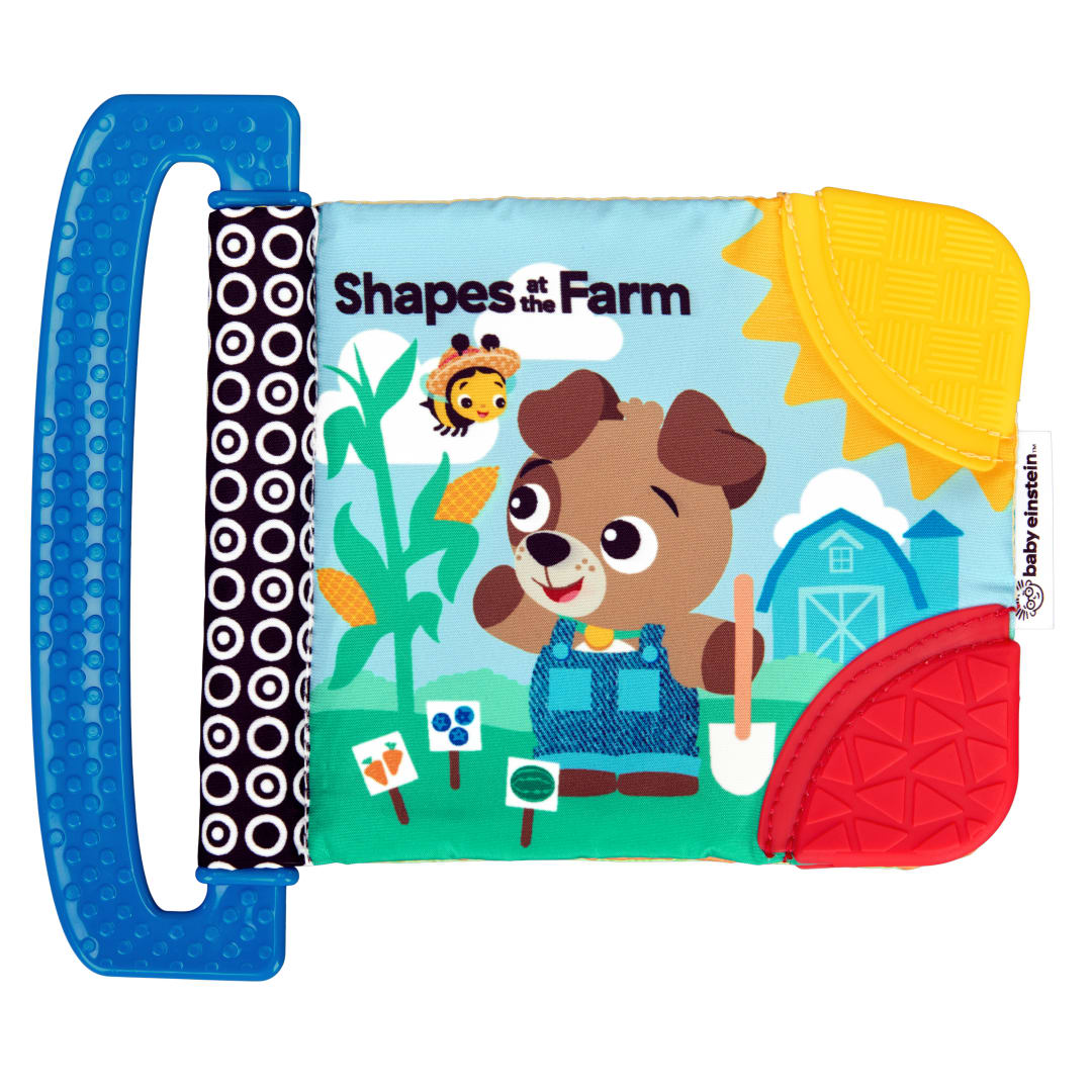 BE FE SHAPES_AT_THE_FARM TEETHER BOOK