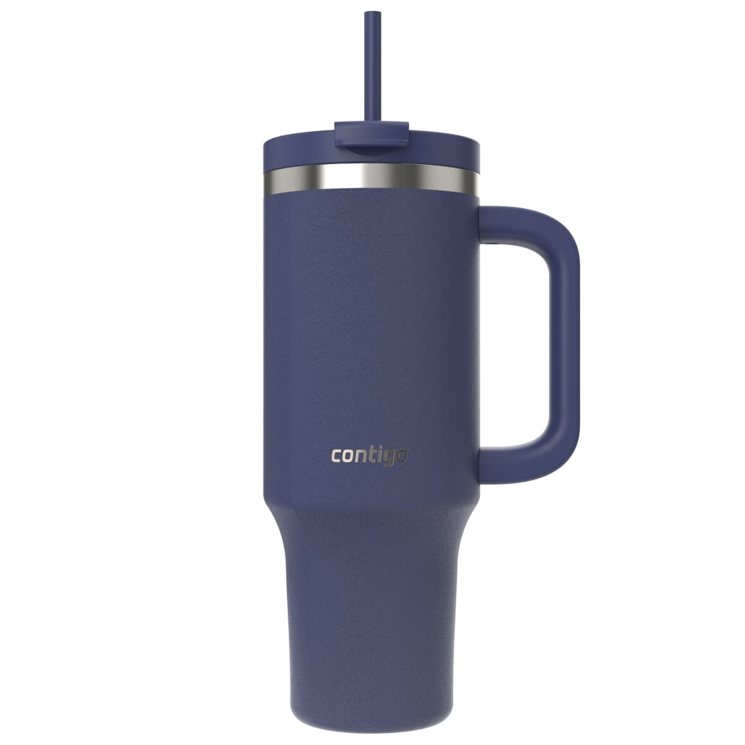 Contigo® Streeterville 1.18 L, Termo, Acero Inoxidable, a Prueba de Derrames, Mantiene las Bebidas Frías por 29 Horas, Azul