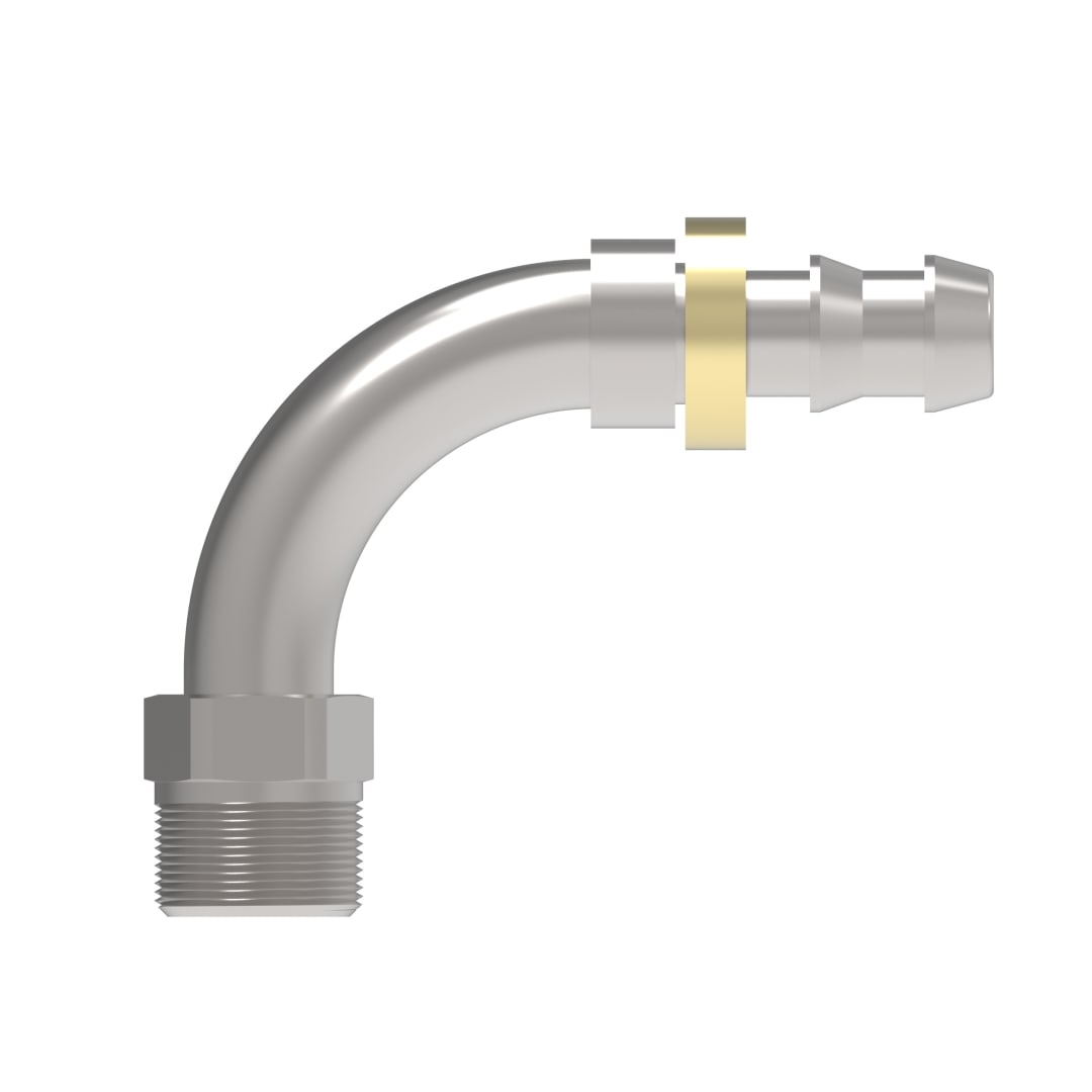 Aeroquip 3/8 Male Inv Flare 90deg X 3/8 P/o Hose