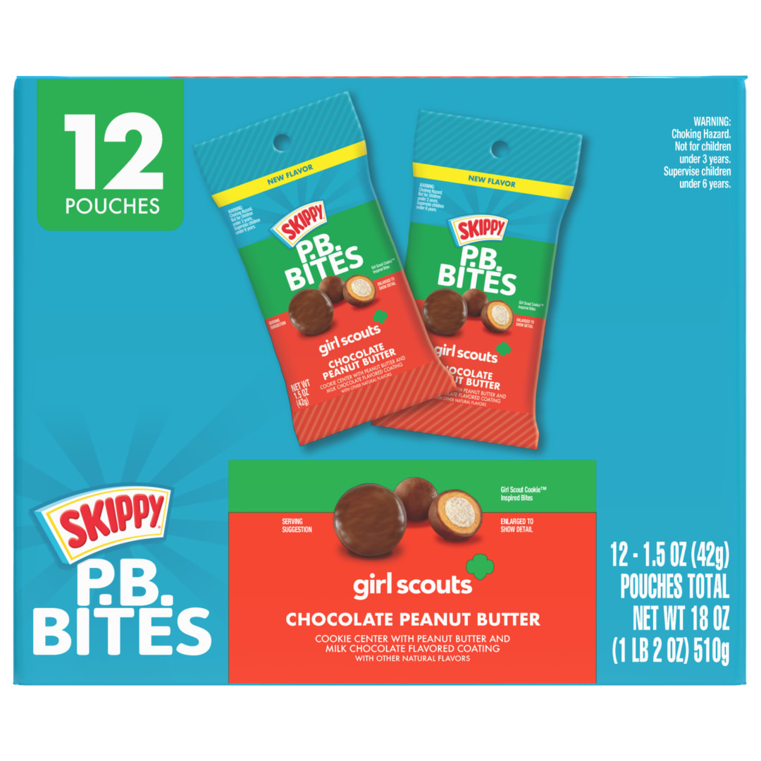 SKIPPY Bites GS Chocolate Peanut Butter (Tagalong)