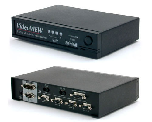 *D*5-port Video Splitter for Macintosh or PC's