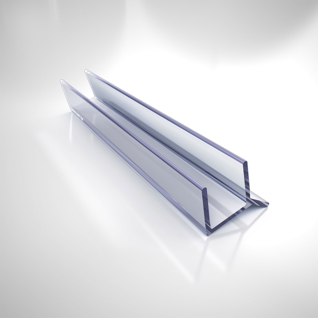 DreamLine JT033B-10, Clear Vinyl Seal, 72 inch L for 3/8 inch (10 mm.) Glass Shower Door