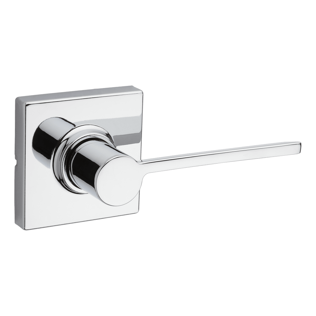 Ladera Hall/Closet Square Trim Lever in Polished Chrome