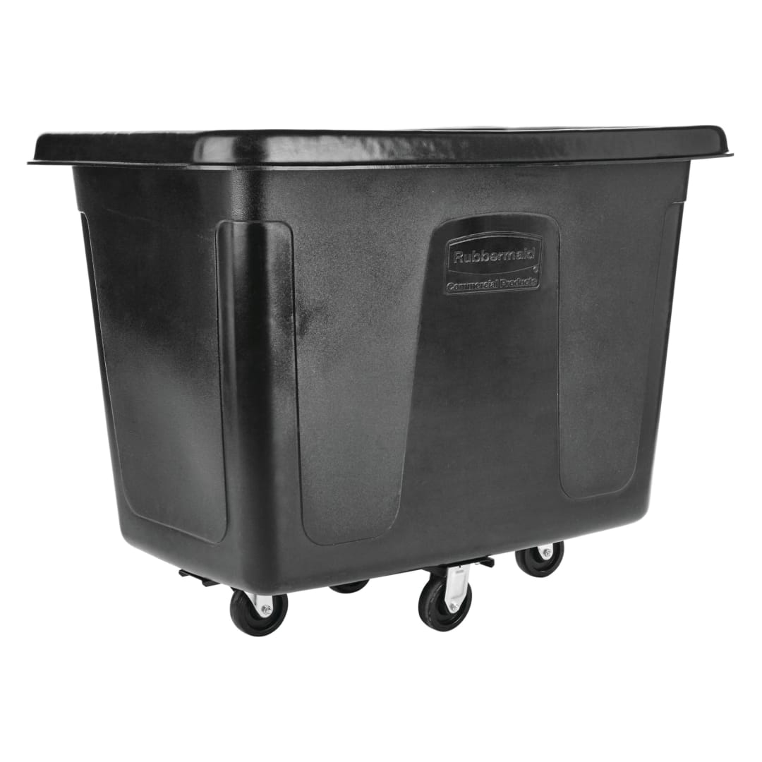 Rubbermaid Commercial Products 12 Cubic Foot, Cube Truck, Black