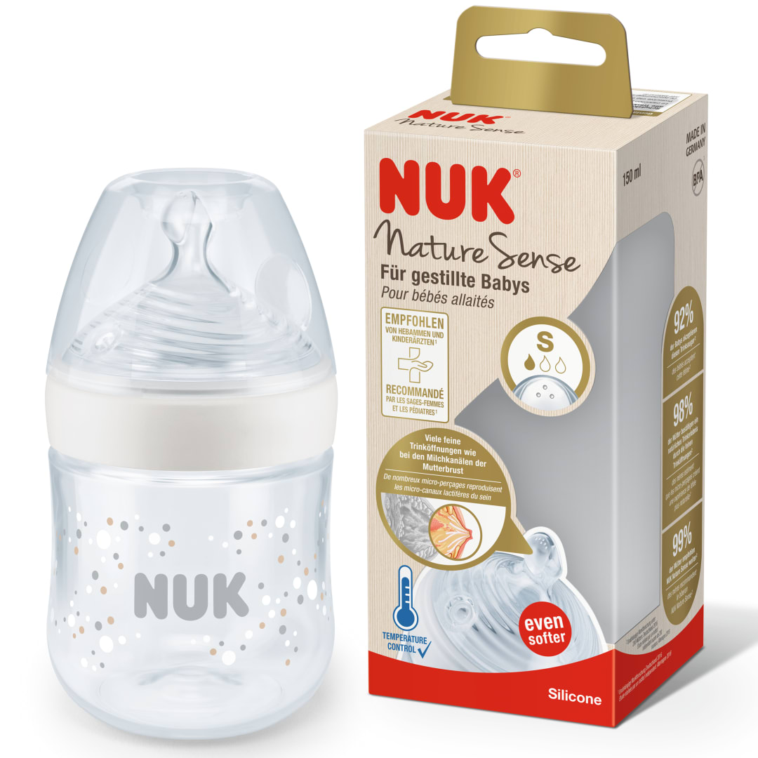 NUK NA SE BTL PP TC 150ML S CL1 WHITE