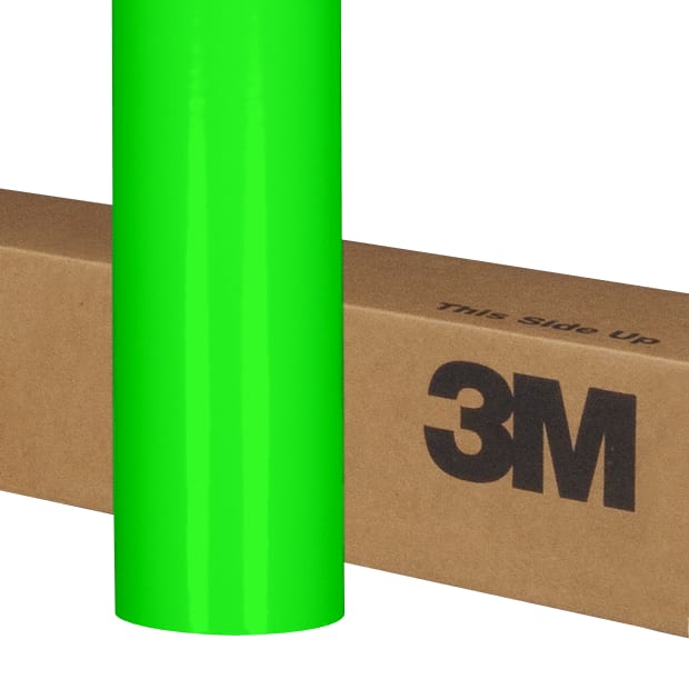 3M™ Scotchcal™ Fluoreszierende Folie 7725-406, Green Fluorescent, 1220 mm x 45,72 m