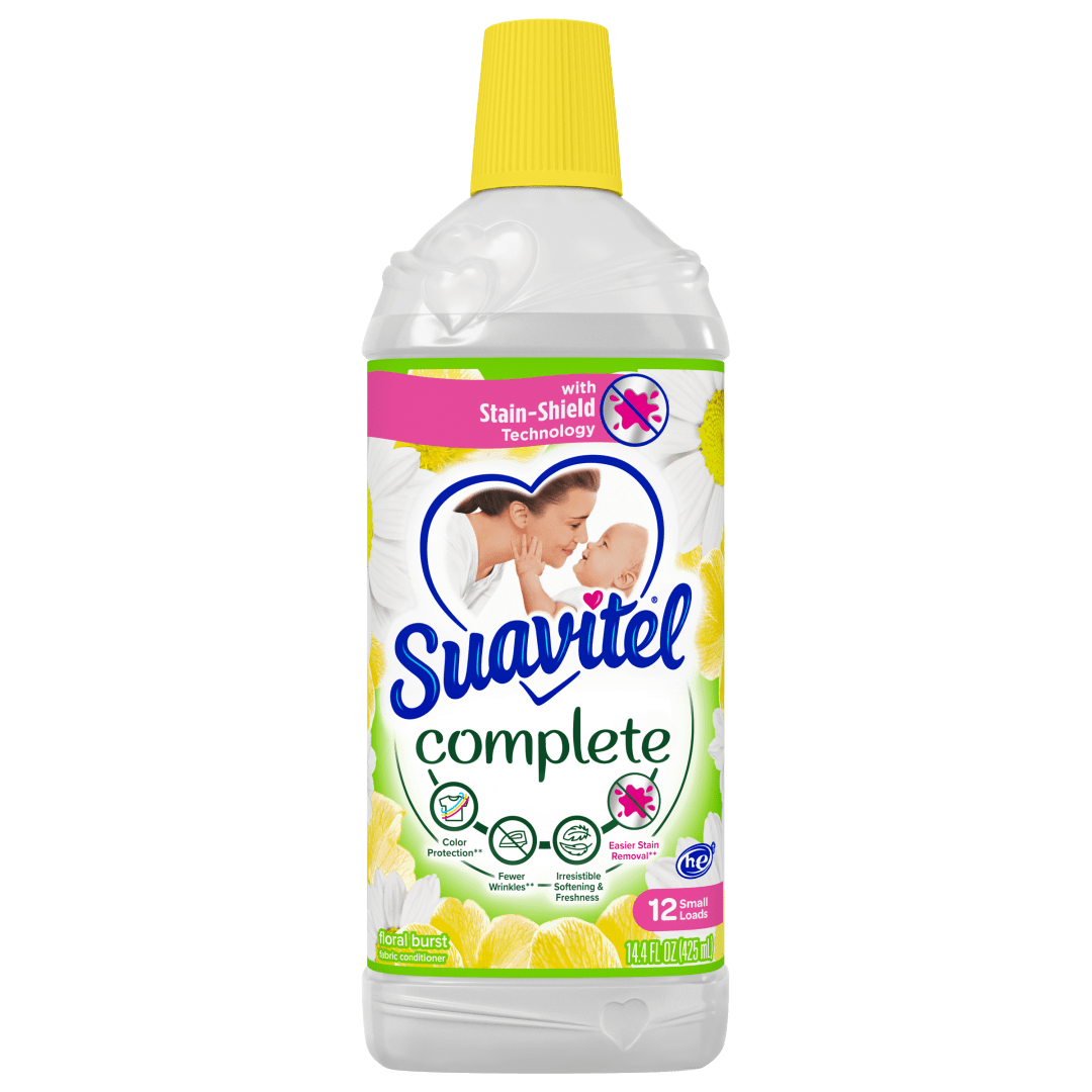 Suavitel Complete Fabric Softener, Floral Burst - 14.4 fluid ounce
