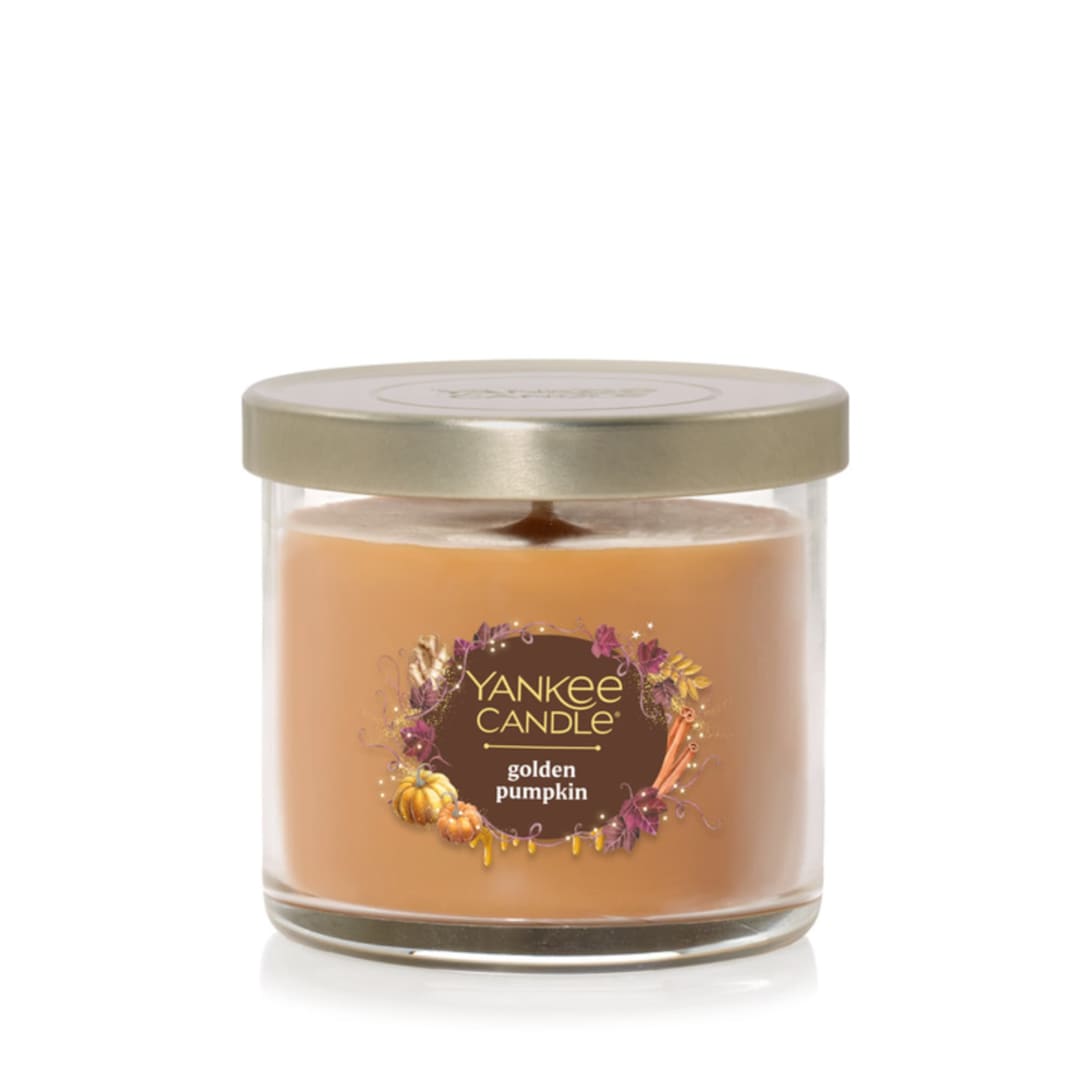 Yankee Candle Golden Pumpkin Small Tumbler Scented Candles, 4.3 oz
