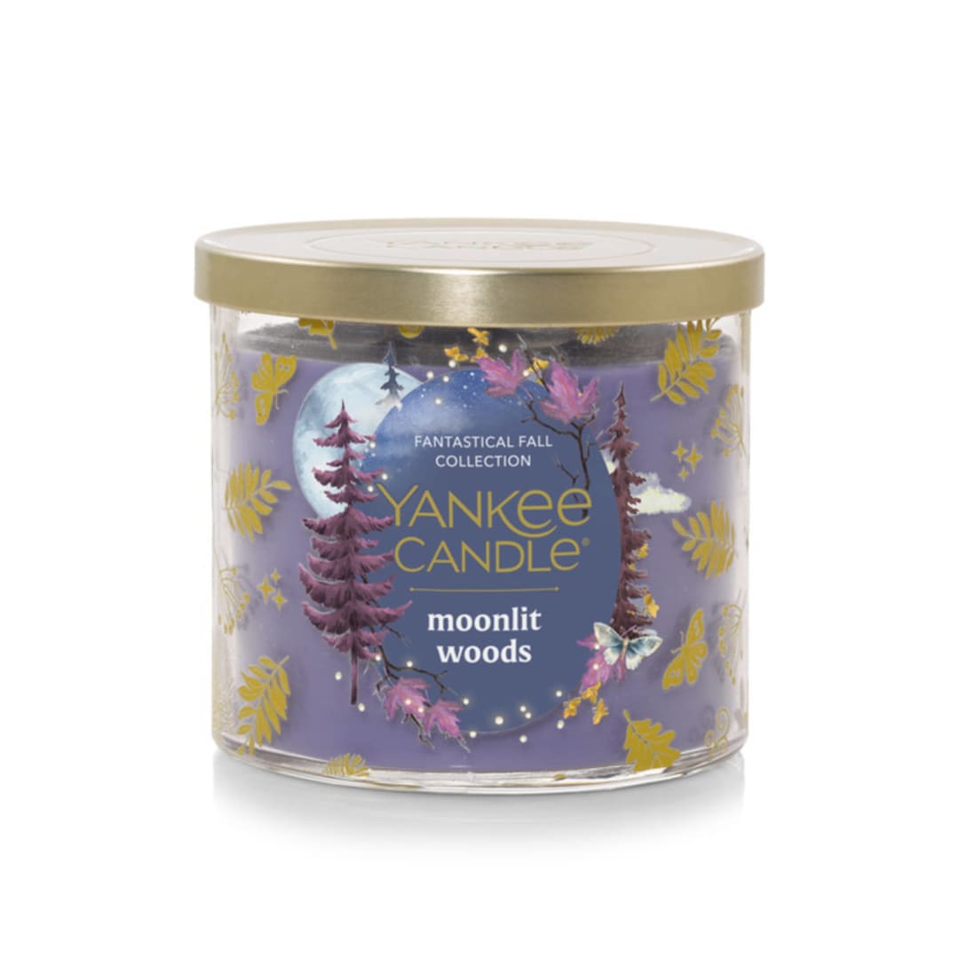 Yankee Candle Moonlit Woods 3 Wick Scented Candles, 14.5 oz
