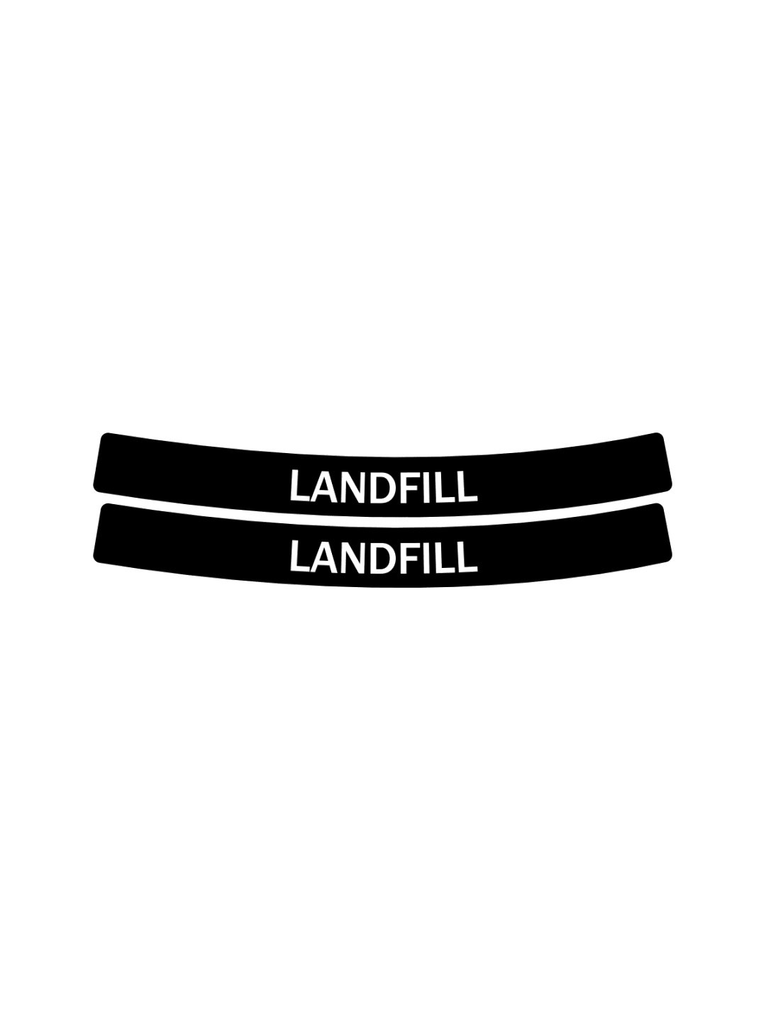  EVOLVE - Label - Ellipse - Landfill - Full - Black-White