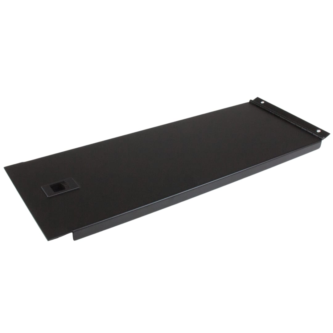 4U Hinged Solid Blank Rack Panel