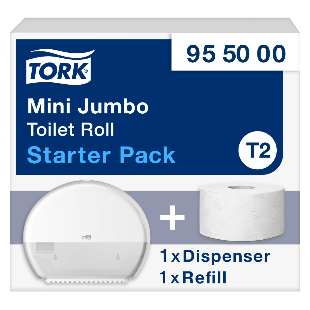 Tork Mini Jumbo Toilet Roll Starter Pack