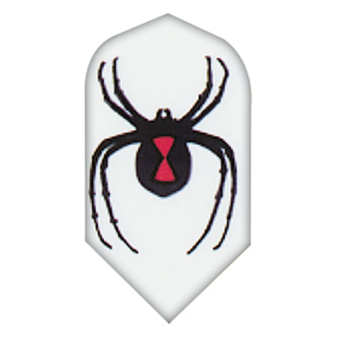 V-75 Poly Royal Hard Flights Slim Black Widow Spider