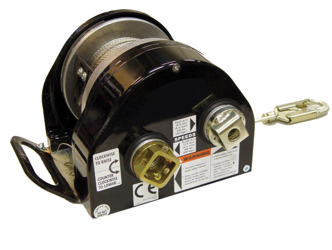 Guincho da Série Advanced™ 3M™ DBI-SALA® - 27 m, com Módulo de Acionamento e Cabo de Aço Inoxidável