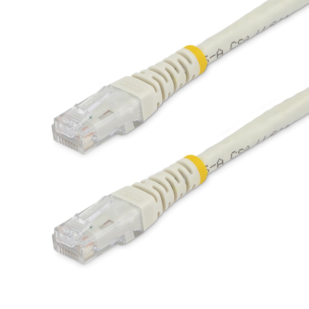 4 ft White Molded UTP Cat6 Patch Cable