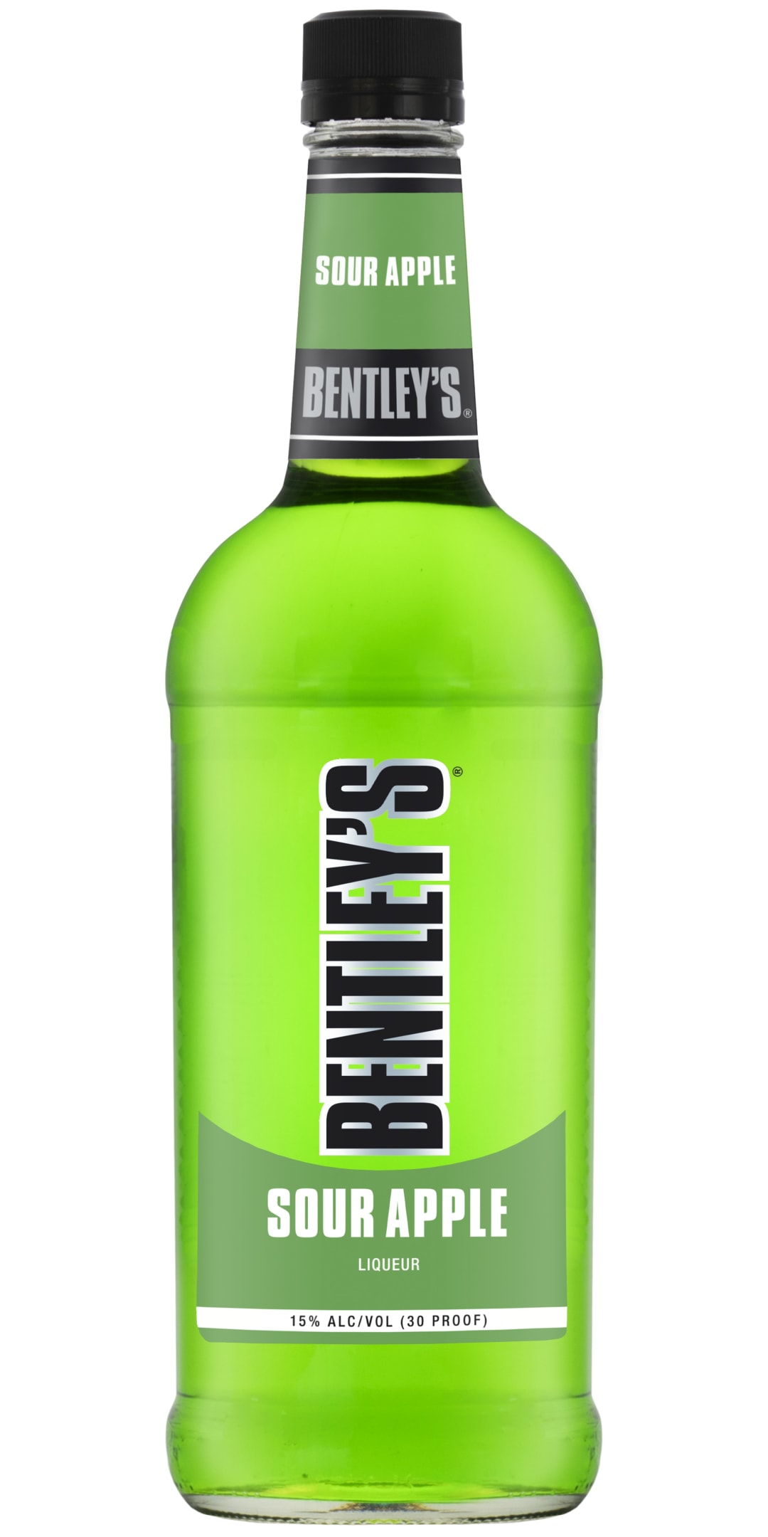 Bentley's Sour Apple Liqueur 1l 30 Proof
