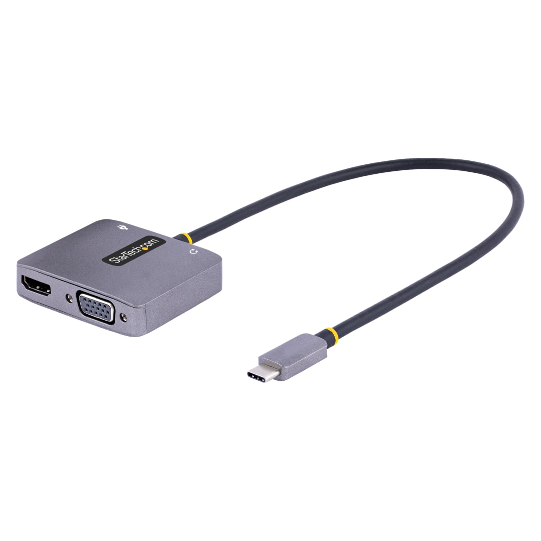 USB C to Dual Display HDMI VGA