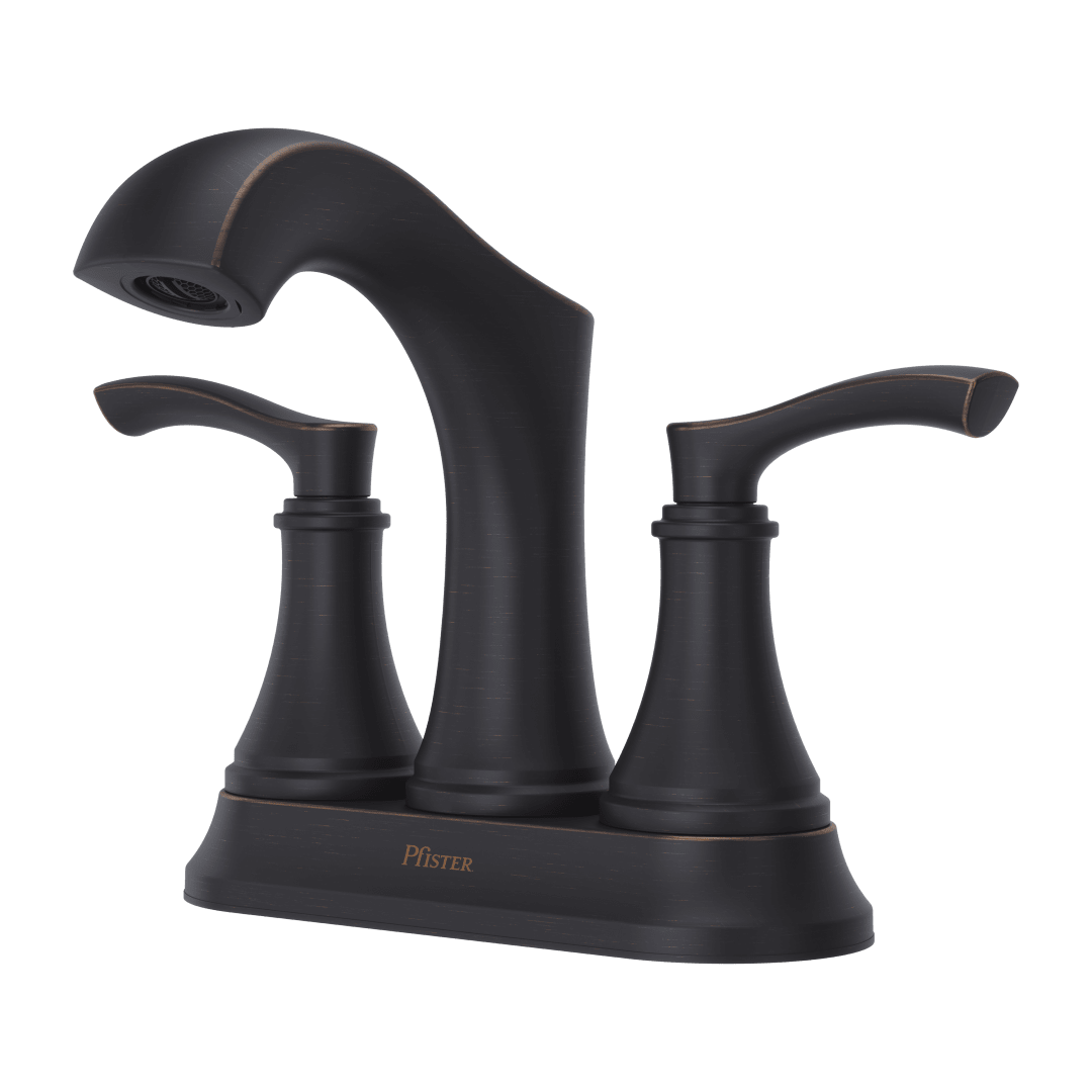 Auden 2-Handle 4" Centerset Bathroom Faucet in Tuscan Bronze
