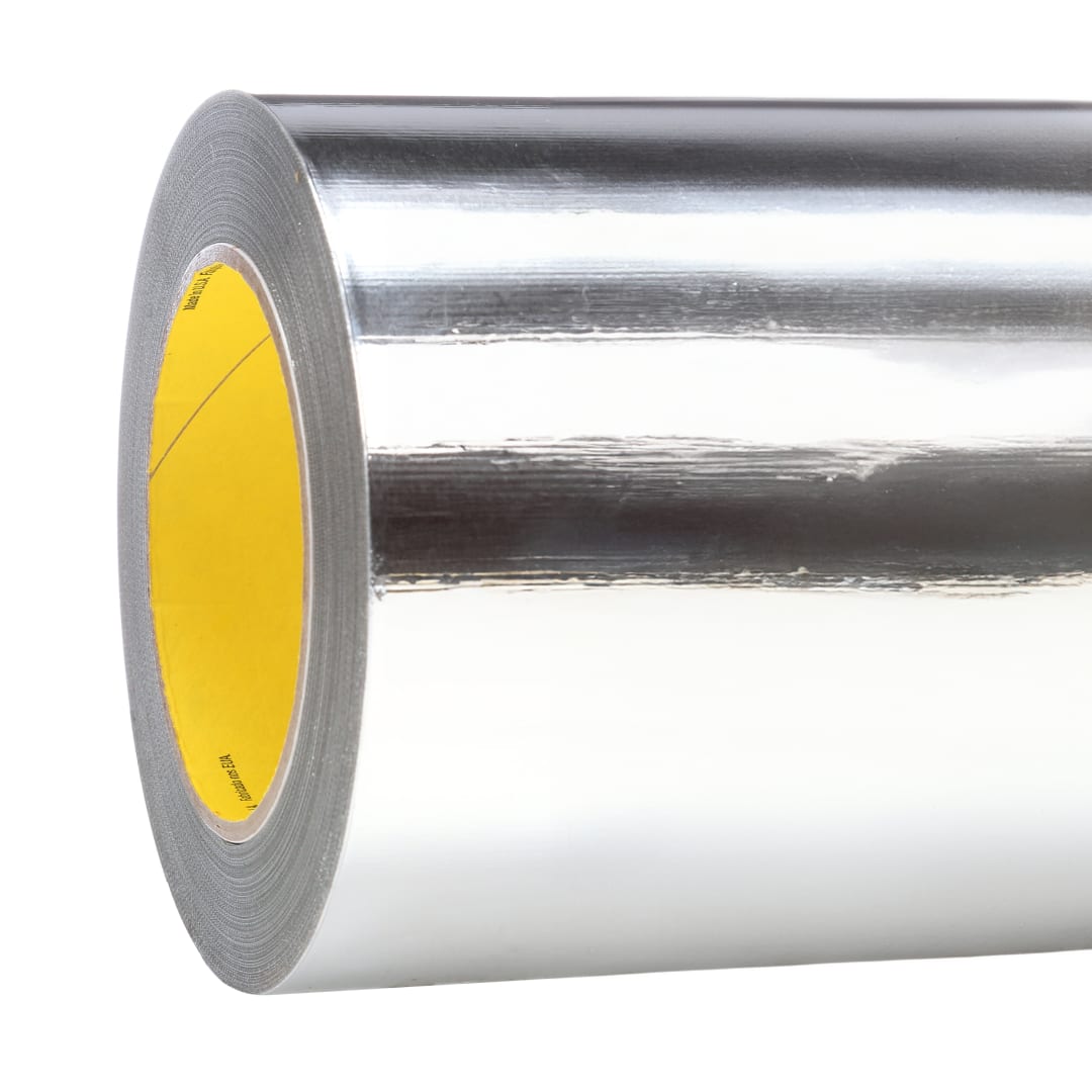 3M™ High Temperature Aluminium Foil Tape 433L, Silver, 584 mm x 55 m, 0.09 mm