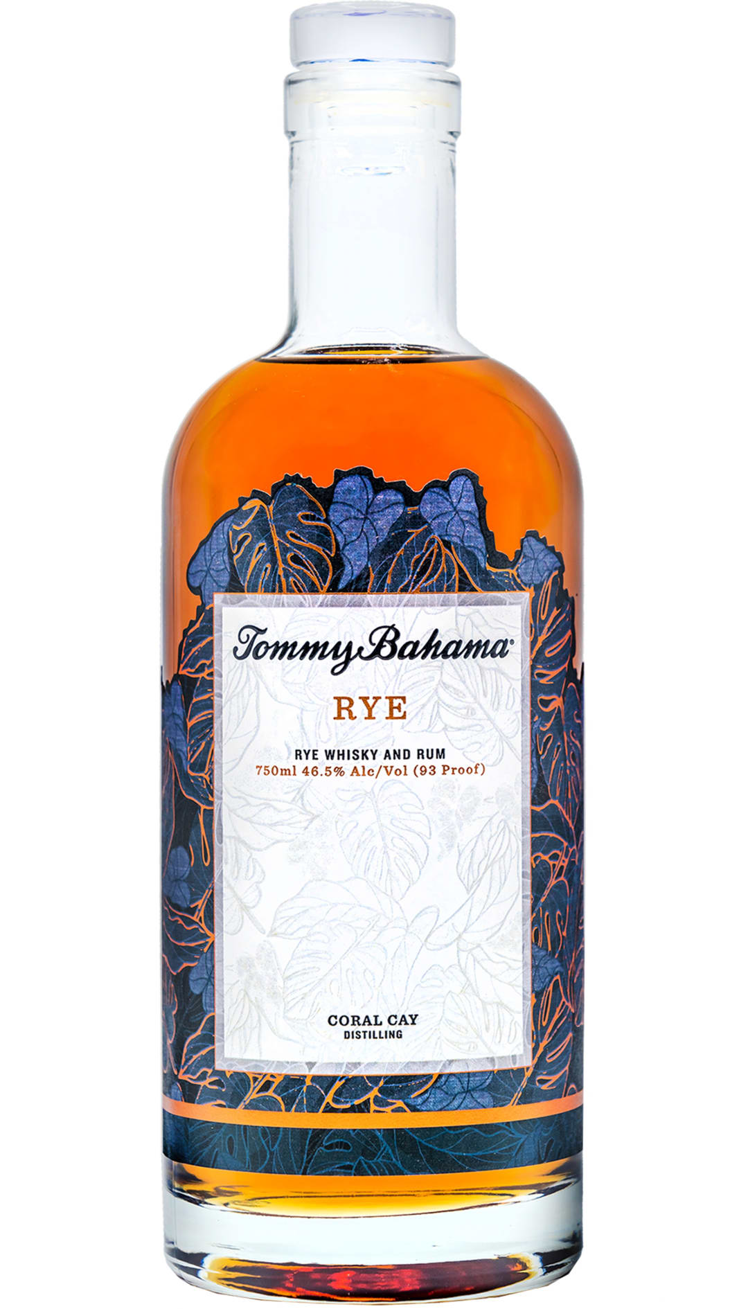 Tommy Bahama Rye Whiskey And Rum 750ml 93 Proof