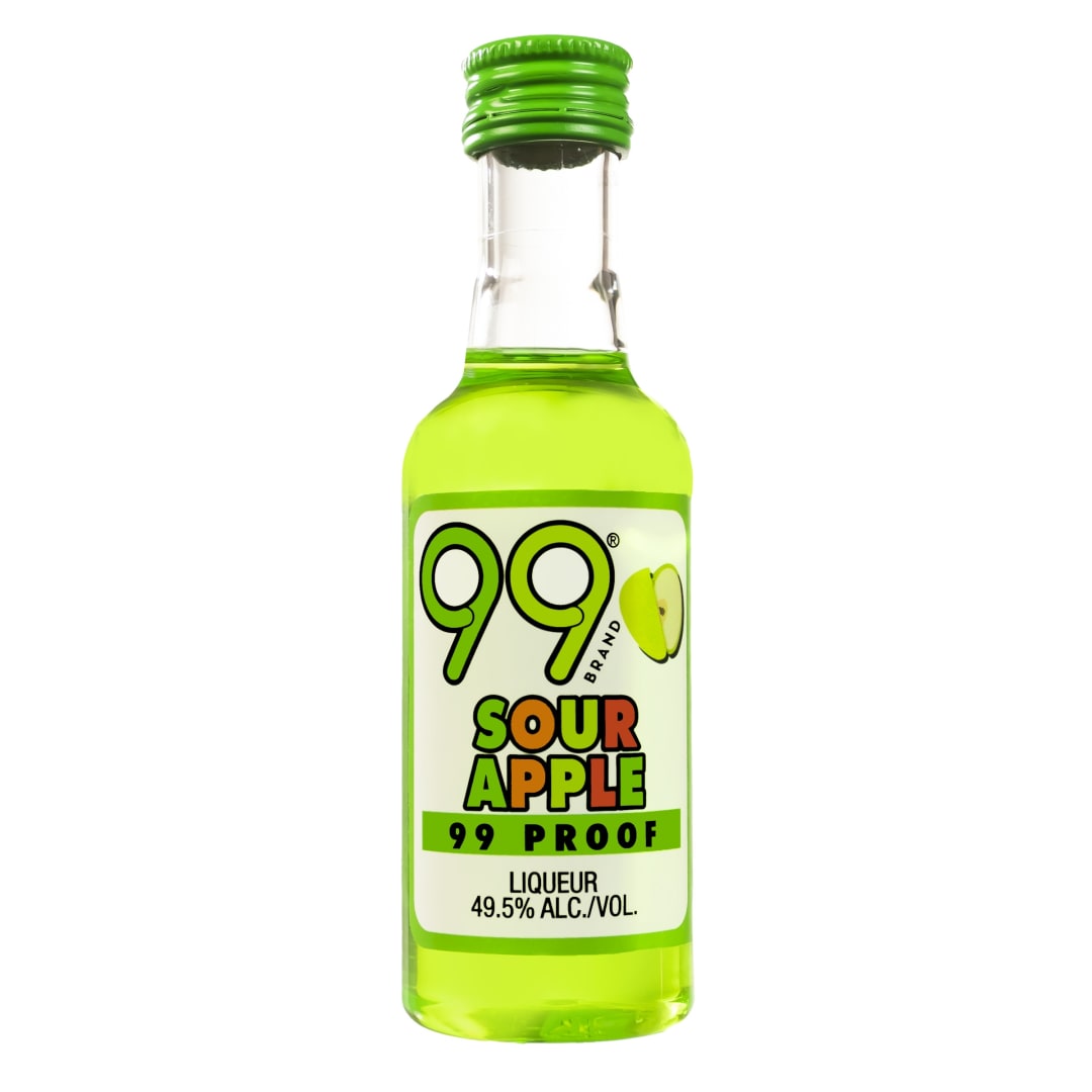 99 Sour Apple Liqueur 50ml 99 Proof