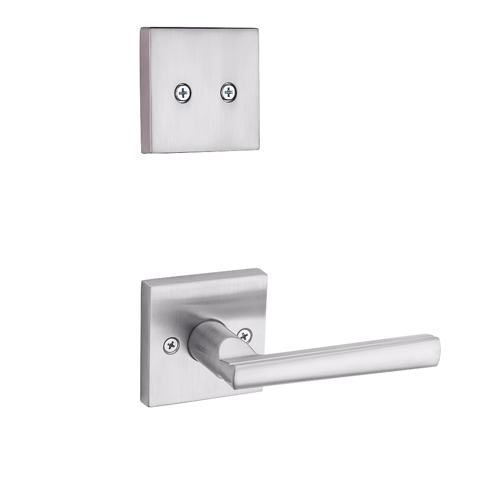 Montreal Square Interior Pack Lever in Satin Chrome