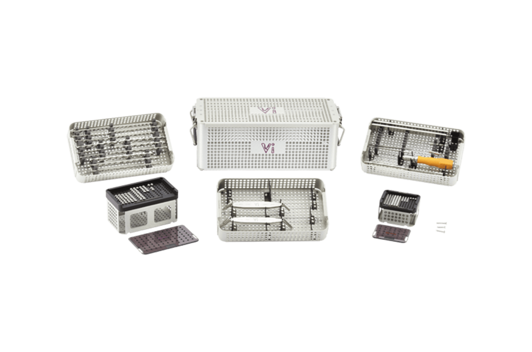 Vi DLP Plating Kit Mix Star Lock & Cort Screw Caddies in Modular Plating Box, 1.5mm/2.0mm/2.4mm