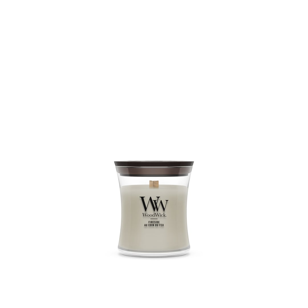 WoodWick | Vela Mini | Fireside | Gran regalo para mujeres