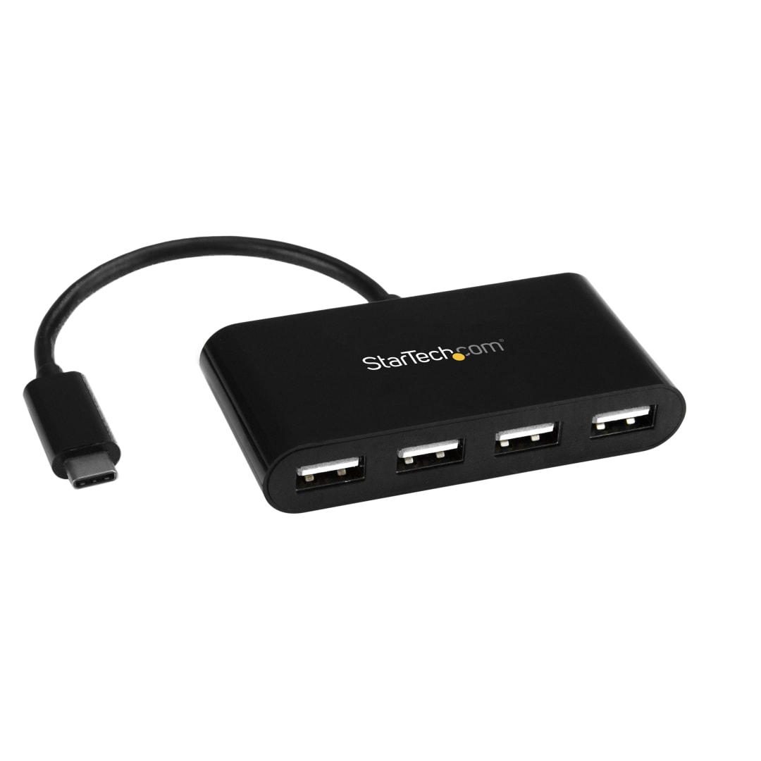 4-Port USB-C Mini Hub - USB-C to 4x USB-A - USB 2.0