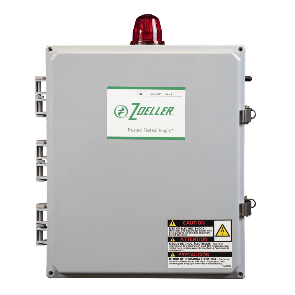 Zoeller 114F4-0001 Simplex Pivot Pro Control Panel, 9-14 Amps, 3 Ph, 200/230/460 V