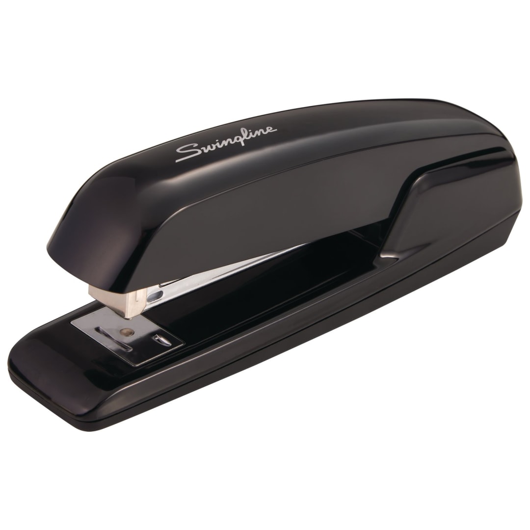 Swingline® Standard Desktop Stapler, Antimicrobial, 25-Sheet Capacity, Black