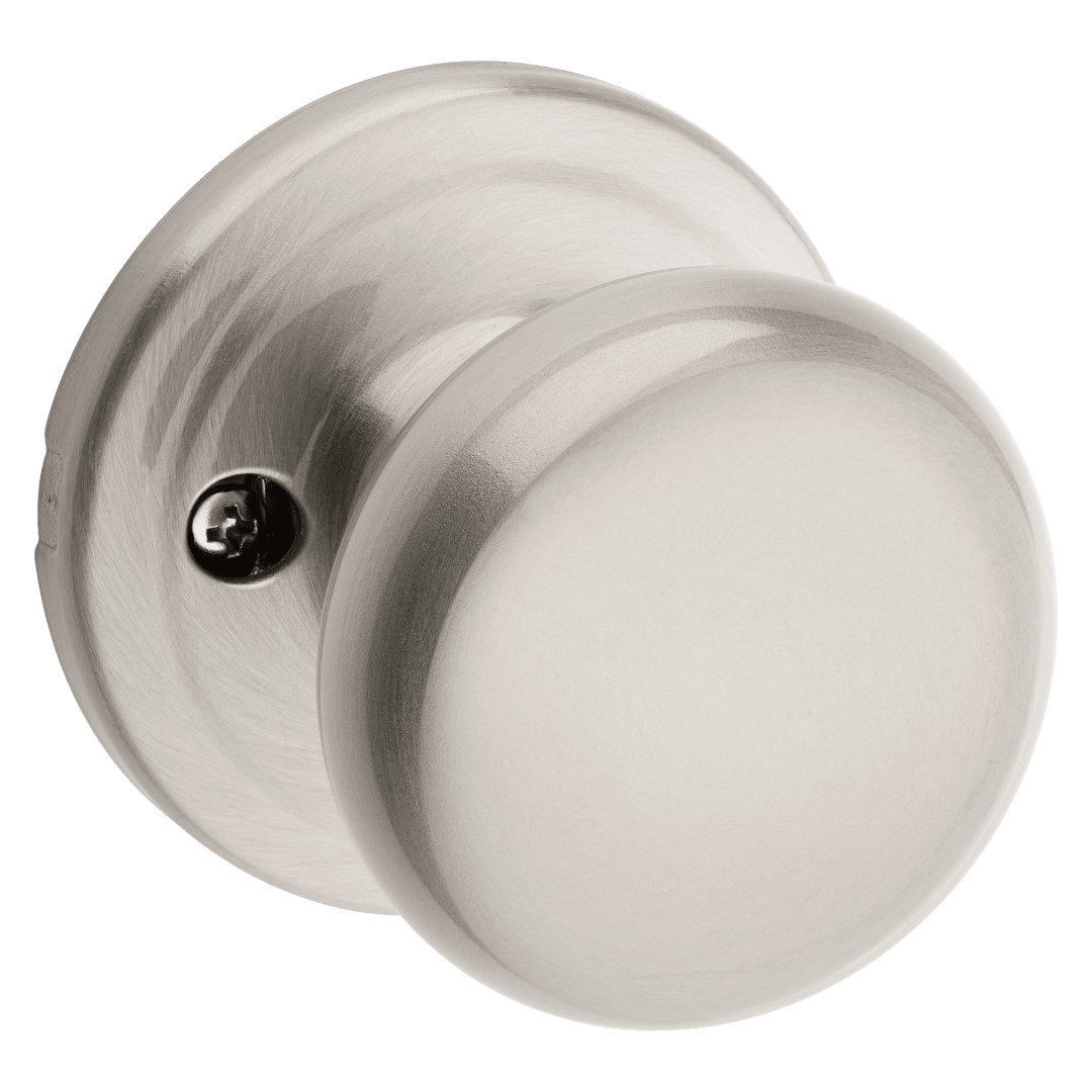 Juno Half-Dummy Knob in Satin Nickel