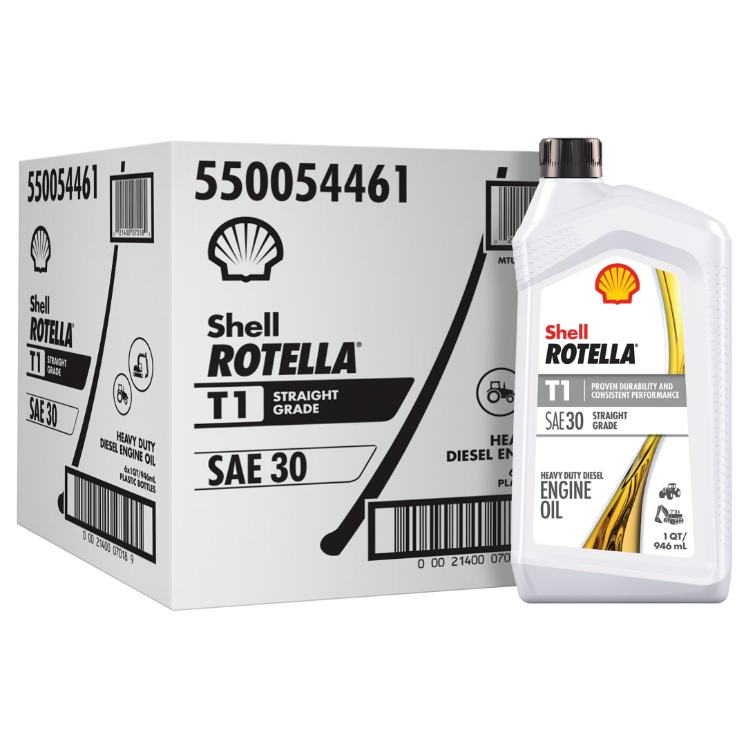 Shell Rotella T1 30 Diesel Engine Oil, 1 Quart