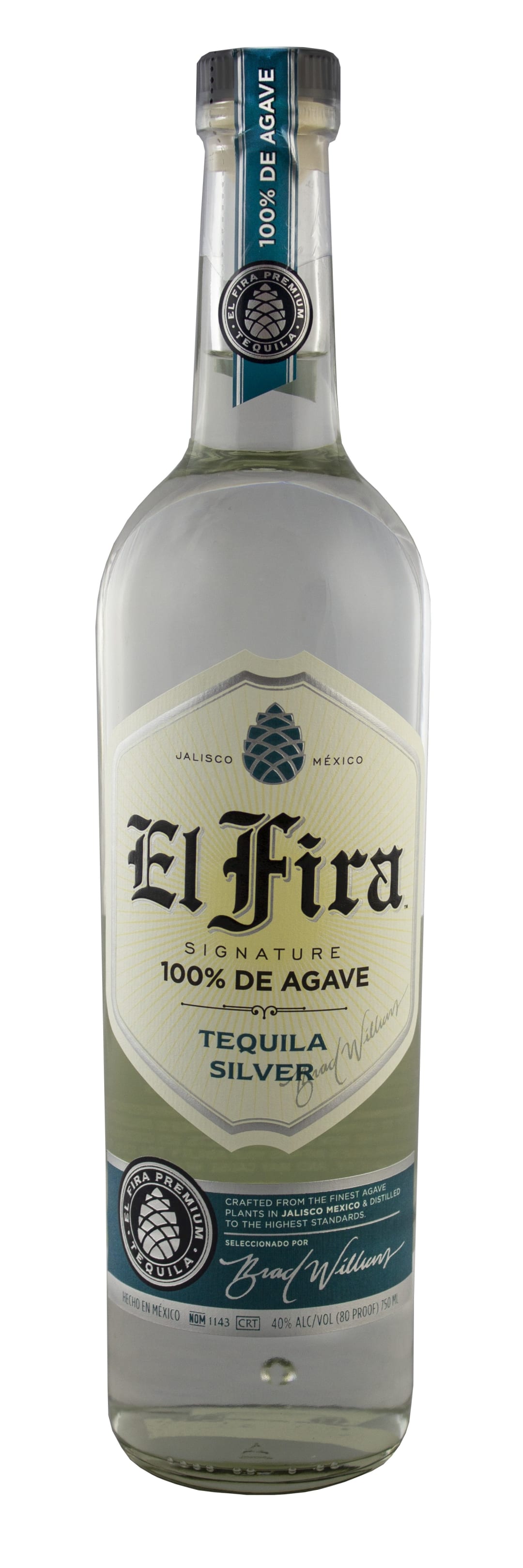 El Fira Silver Tequila 750ml 80 Proof