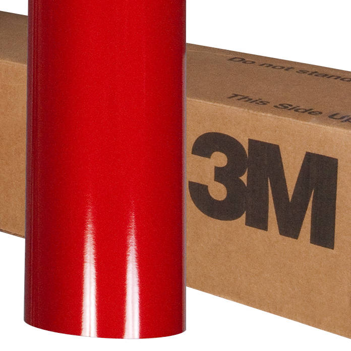 Filme Gráfico Refletivo 3M™ Scotchlite™ 680-82, Vermelho Rubi, 1,21 m x 45,7 m, 1 Rolo/Caixa