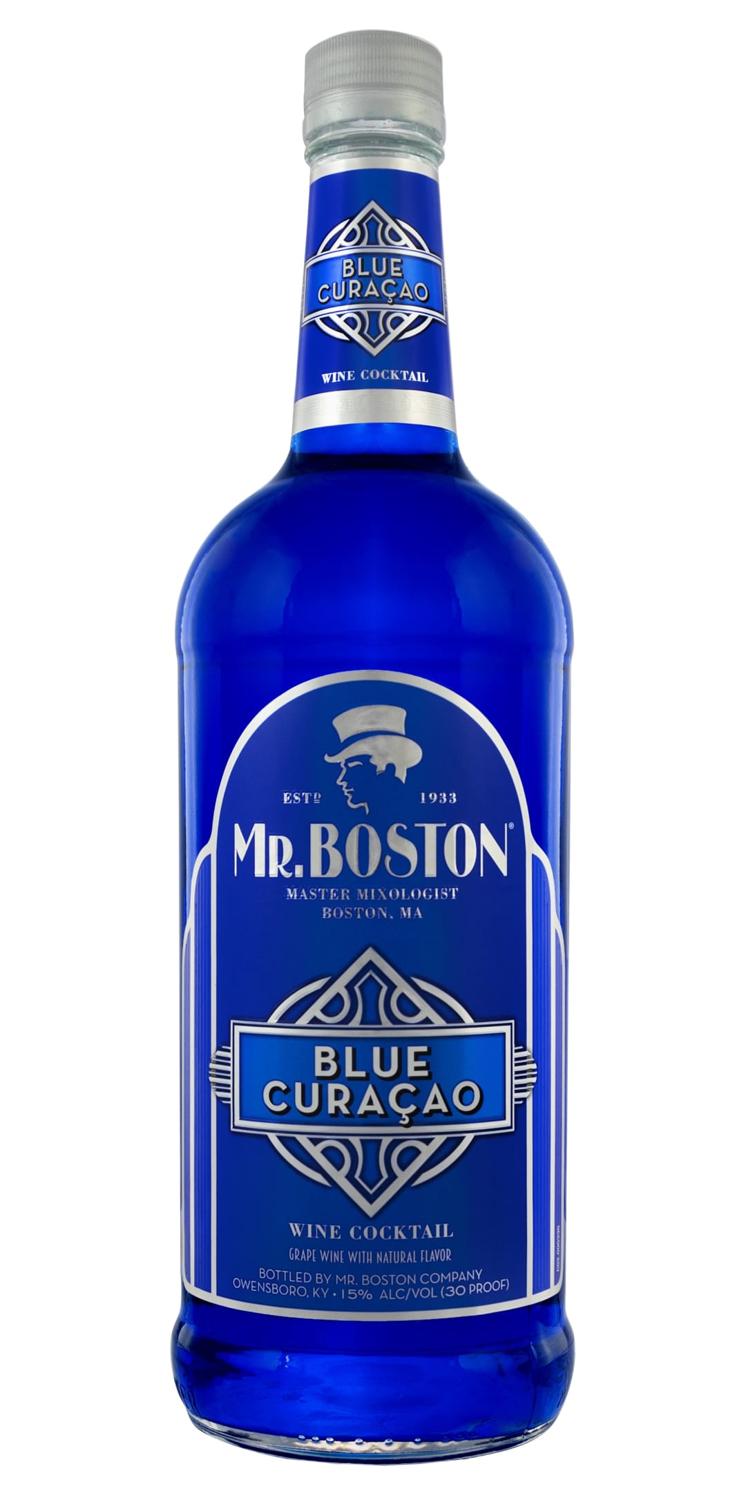 Mr. Boston Blue Curacao Wine Cocktail 1l 30 Proof
